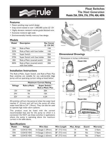 rule auto bilge pump wiring diagram