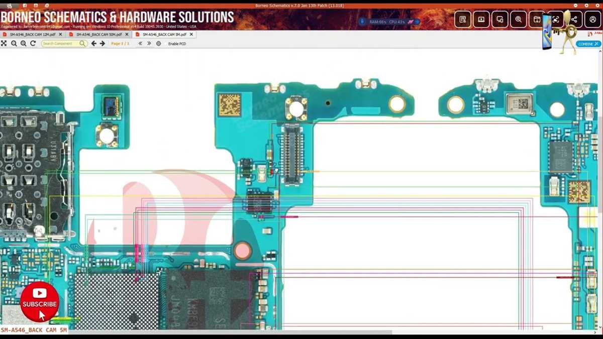 samsung a54 schematic diagram