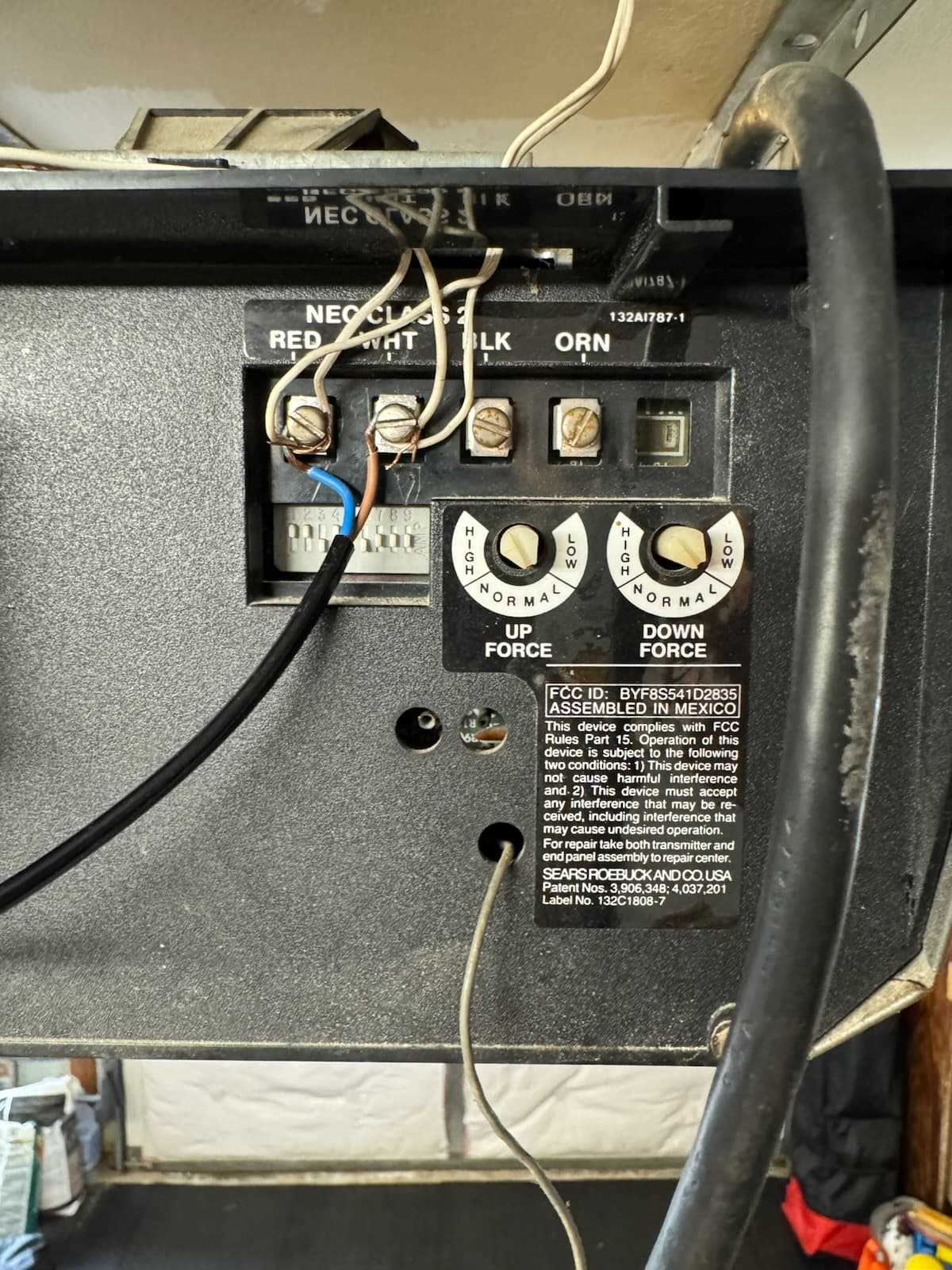 schematic craftsman garage door opener sensor wiring diagram