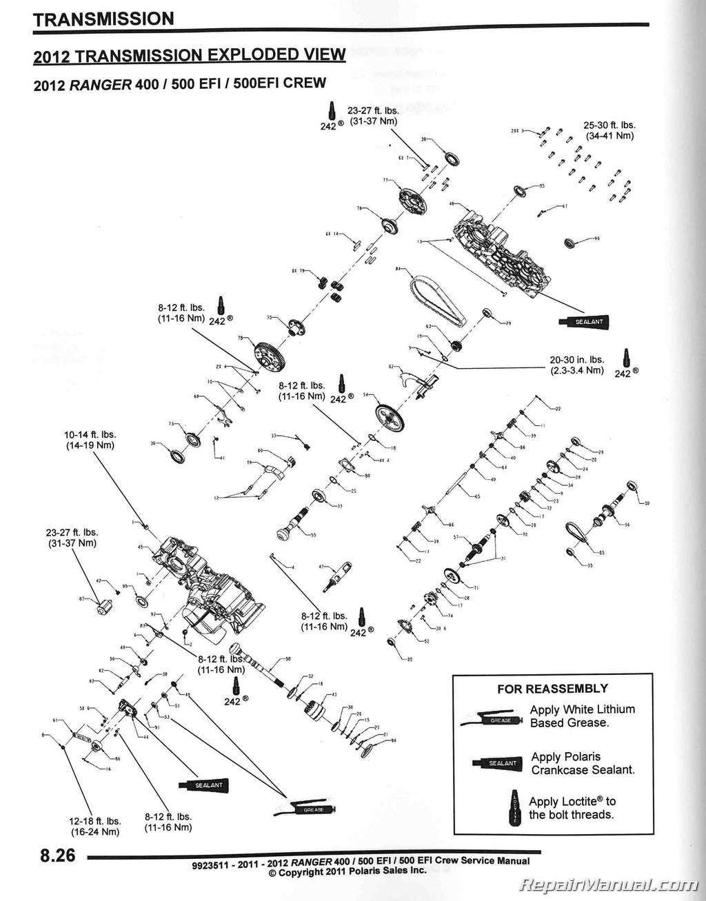 schematic diagram for 2004 polaris 500 6x6