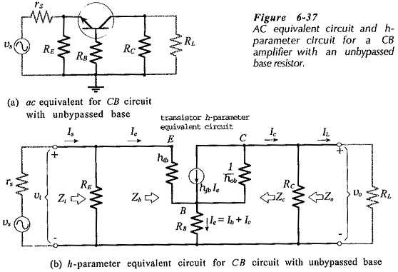 schematic diagram for cb amplifier