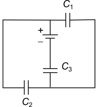 schematic diagram of a capacitor