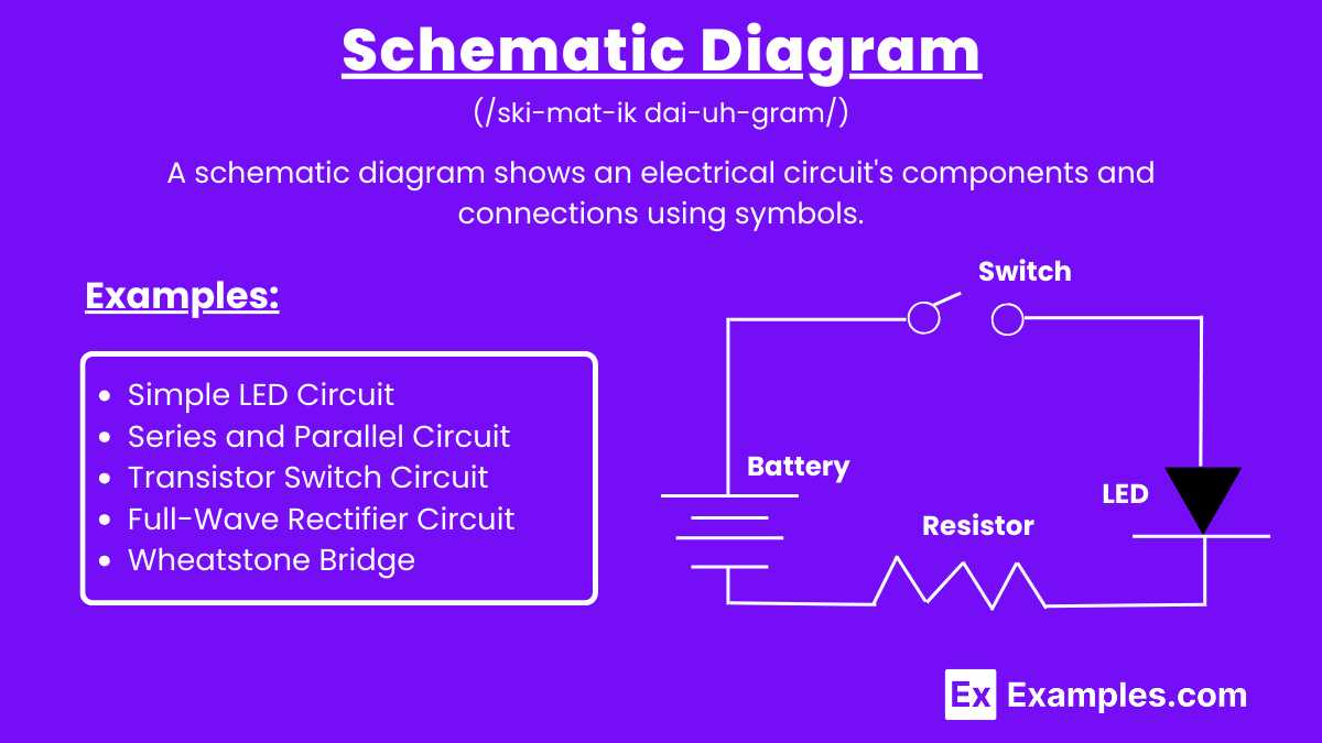 schematic diagram of a parallel circuit