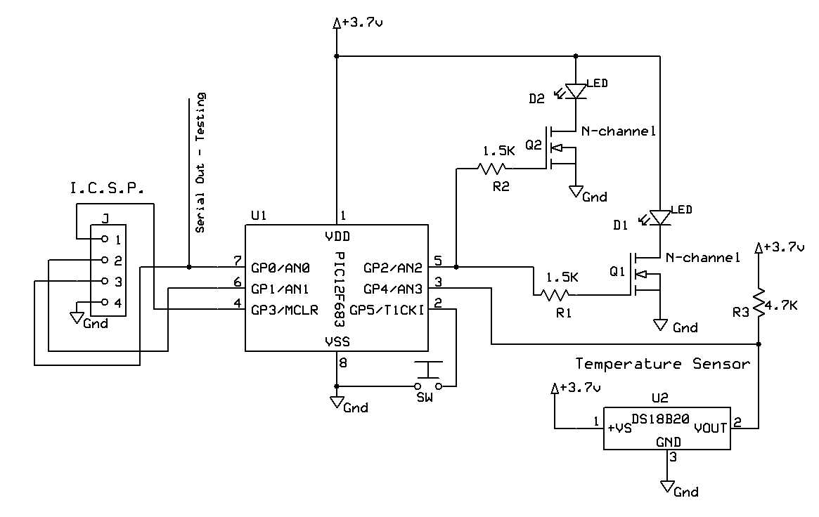 schematic diagram of circuit blinker