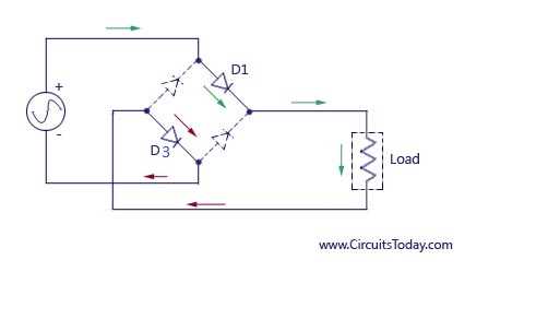 schematic diagram of full wave power supply