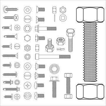 schematic diagram of nut and bolt schematic diagram of nut and bolt