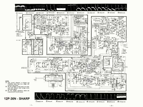 schematic diagram of sharp tv