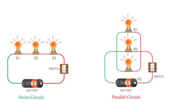 schematic diagram series circuit with switch another switch parallel
