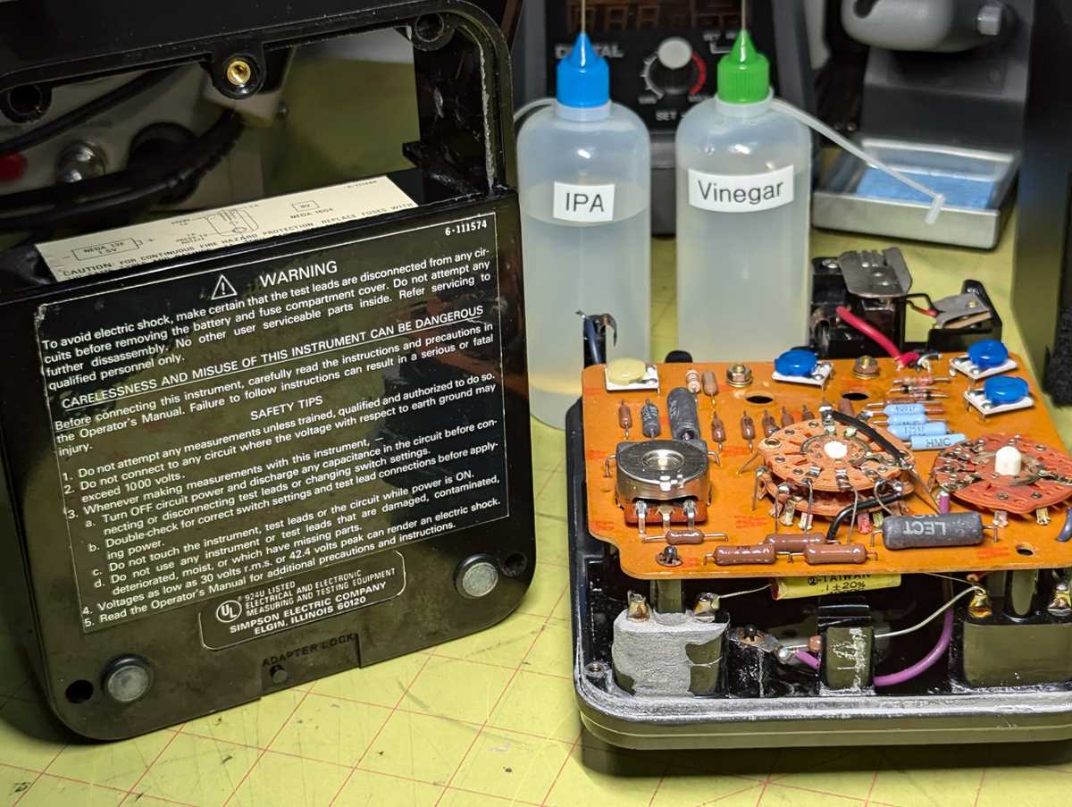 schematic diagram simpson model 260 multimeter