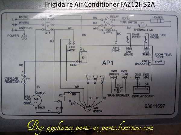 schematic wiring diagram of window type aircon