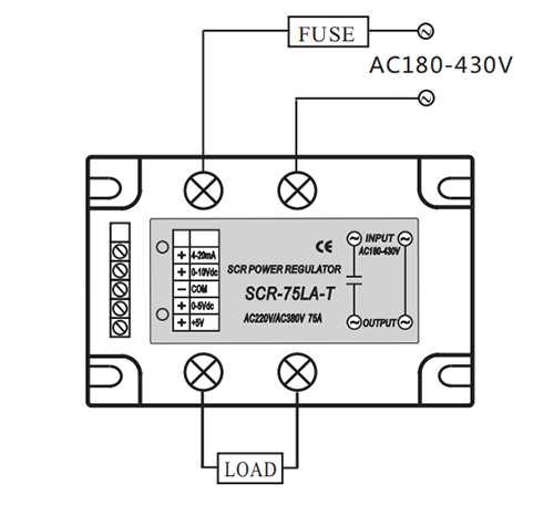 scr voltage regulator circuit diagram