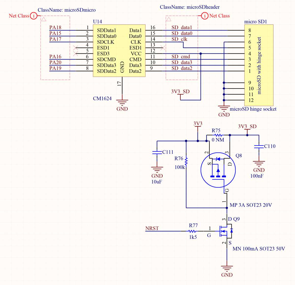 sd card module circuit diagram