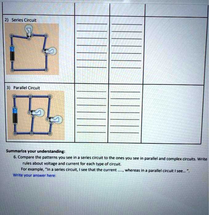 series and parallel circuit diagram worksheet