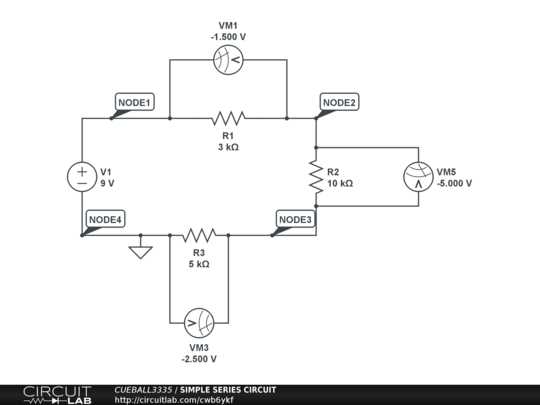 series circuit diagram simple