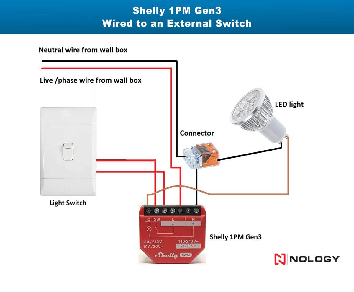shelly plus 1 wiring diagram