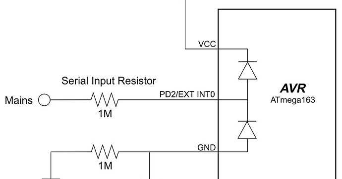 simple avr circuit diagram