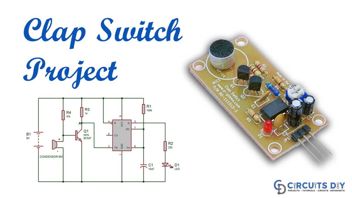 simple clap switch schematic diagram simple clap switch schematic diagram