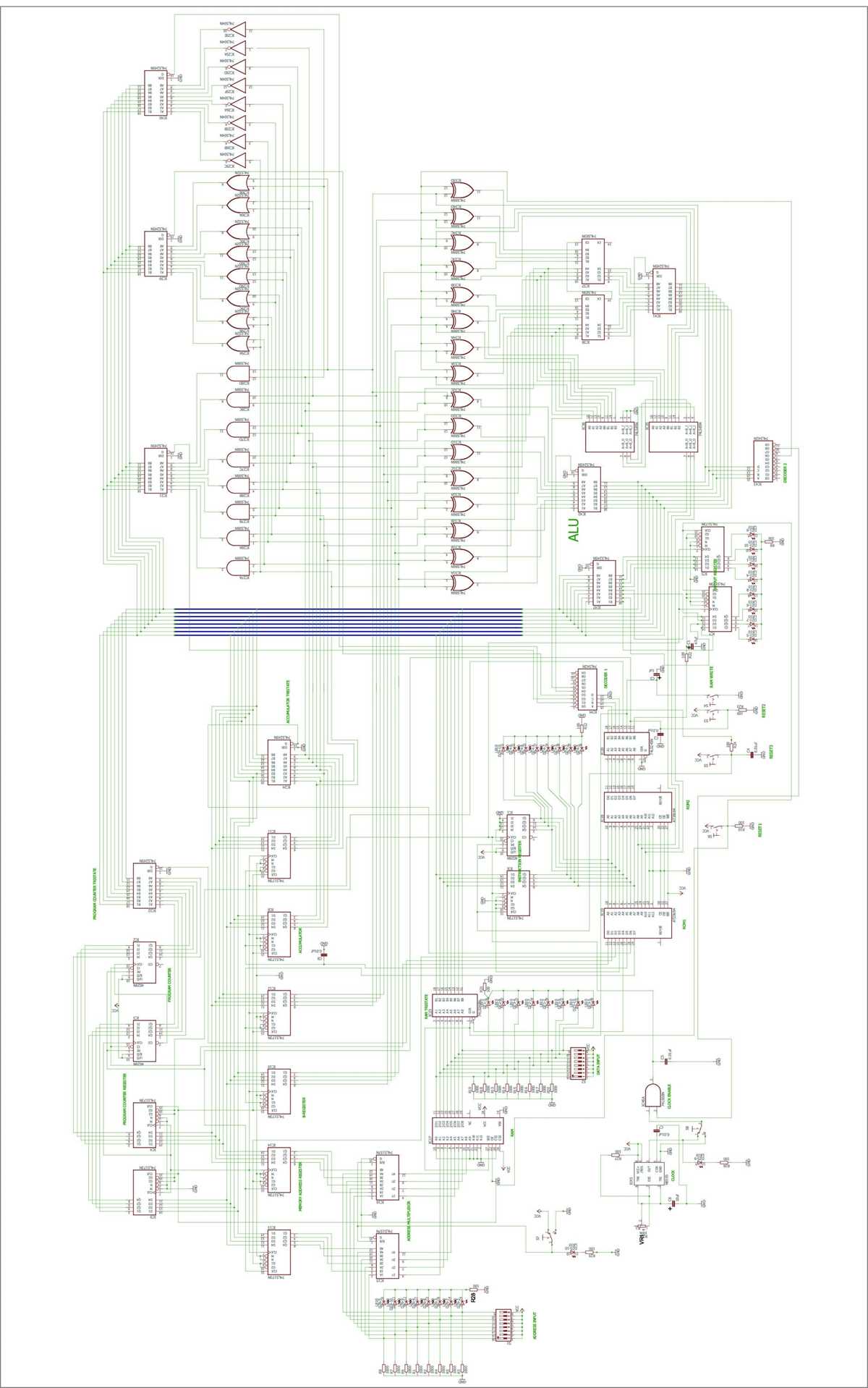 simple computer circuit diagram