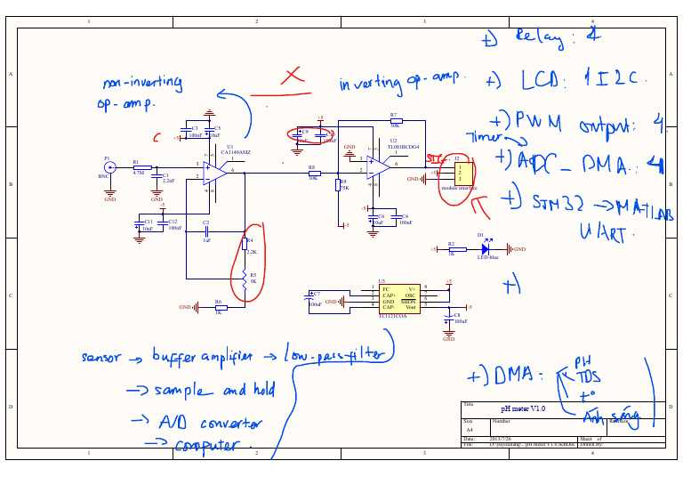 simple ph meter circuit diagram