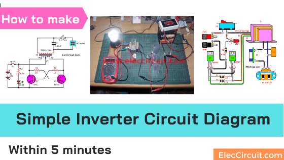 simple schematic diagram of inverter