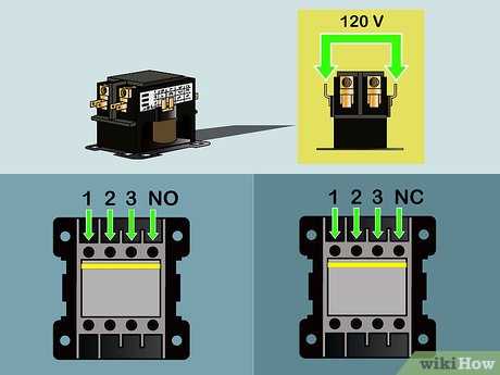 single phase 2 pole contactor wiring diagram