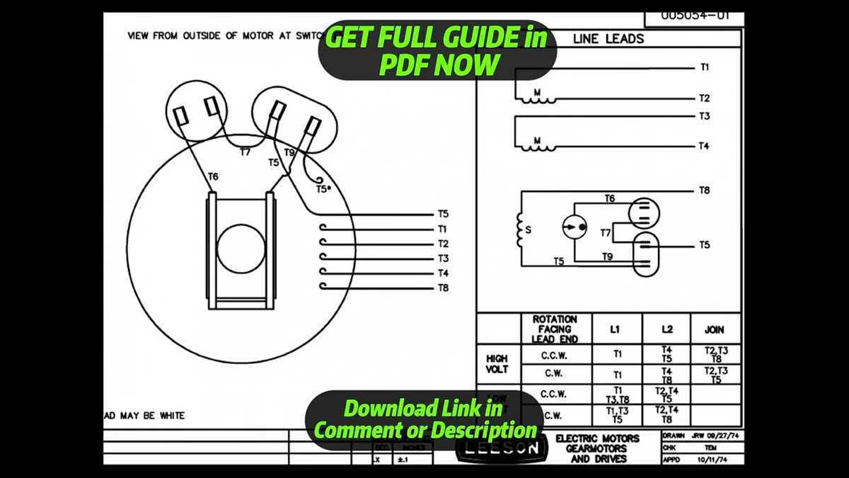 single phase marathon motor wiring diagram