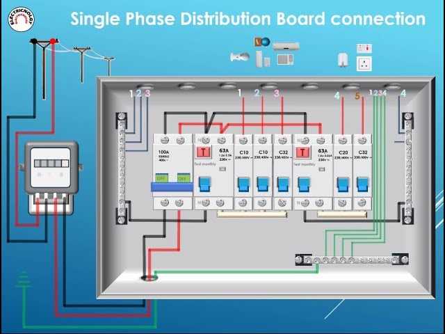 single phase schematic diagram