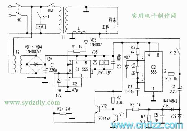 single phase welding machine circuit diagram