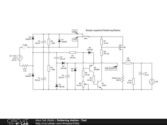 smd rework station circuit diagram