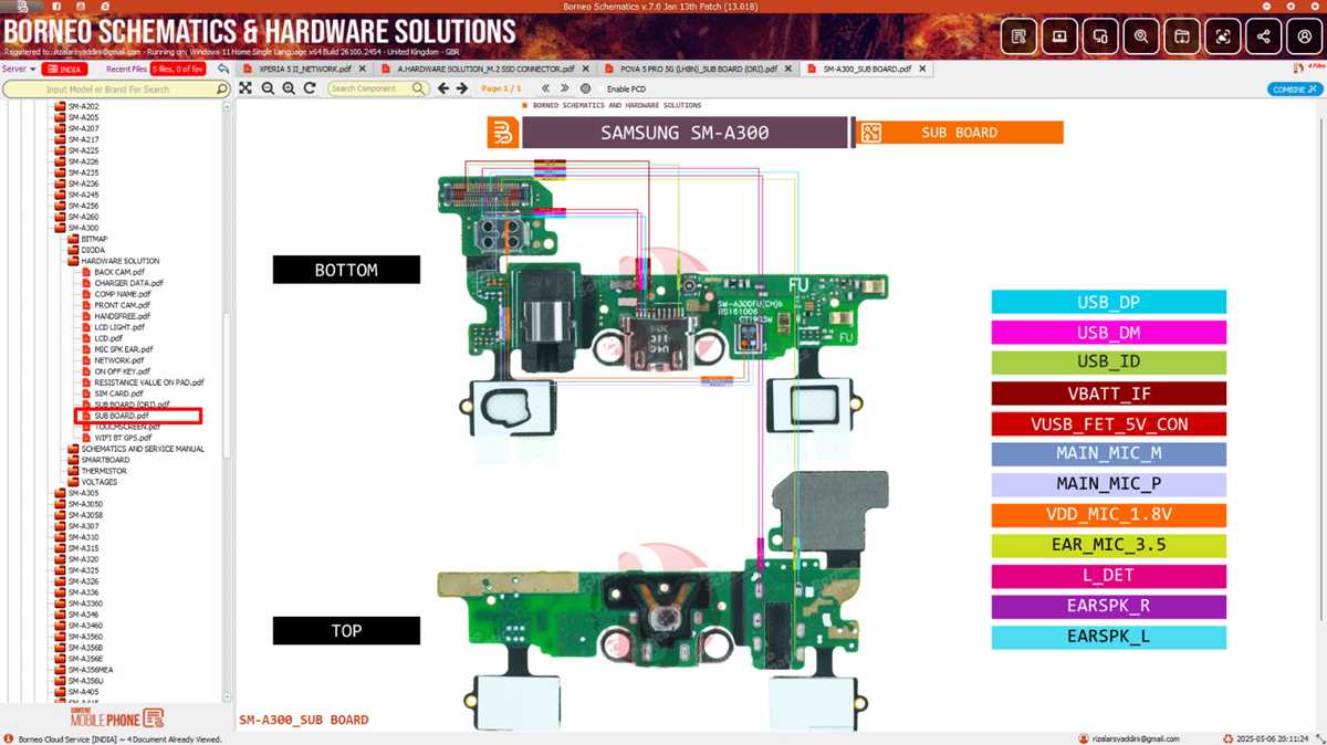 sony xperia schematic diagram
