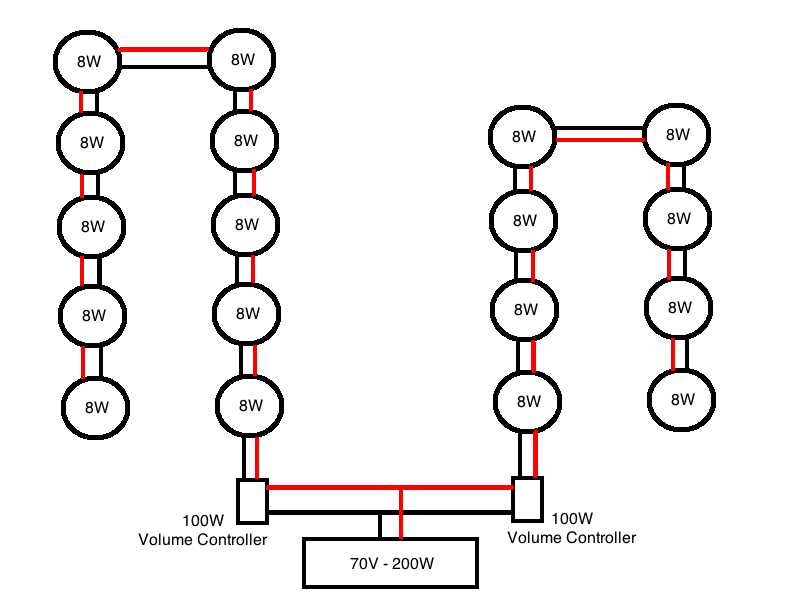 speaker wiring diagram with volume control