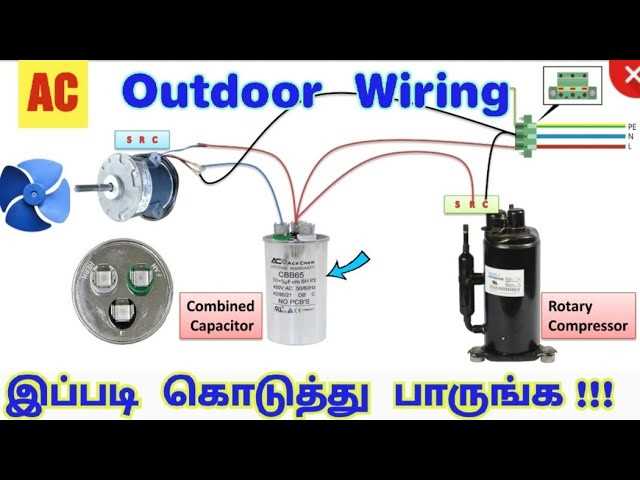 split ac capacitor wiring diagram split ac capacitor wiring diagram