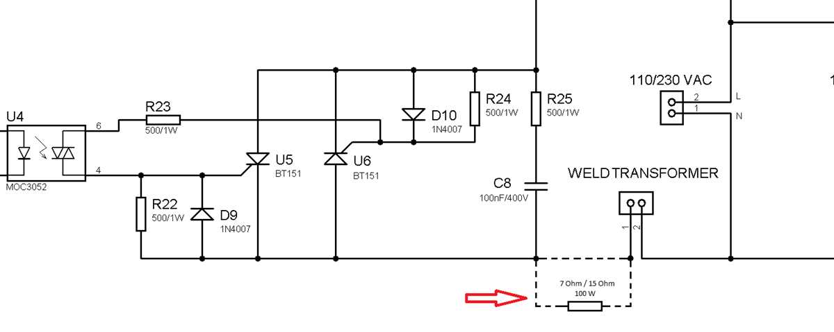 spot welder timer circuit diagram