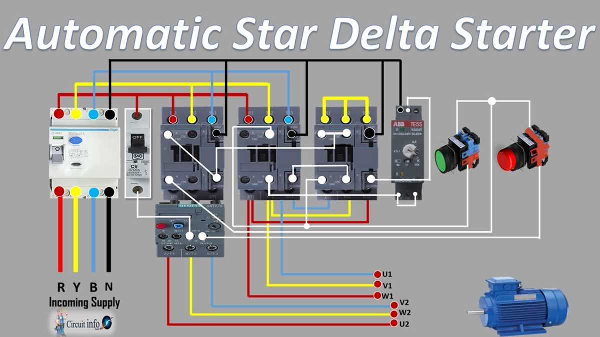 star delta circuit diagram with timer