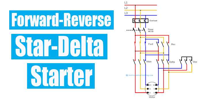 star delta starter control circuit diagram explanation