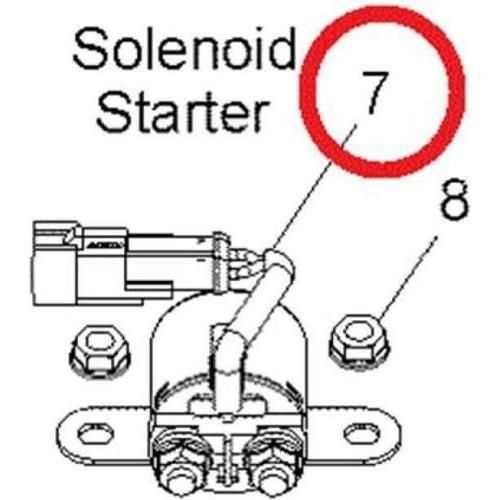 starter solenoid schematic diagram