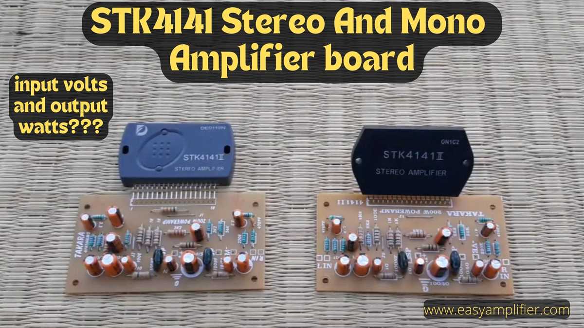 stk4141 circuit diagram