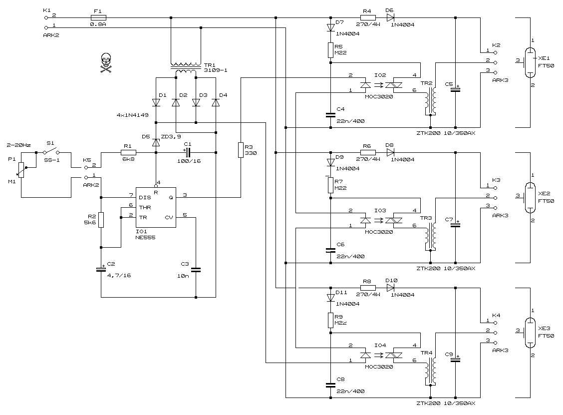stroboscope schematic diagram