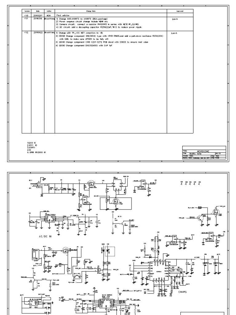 tablet schematic diagram