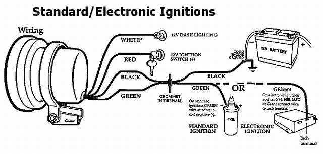 tach wiring diagram