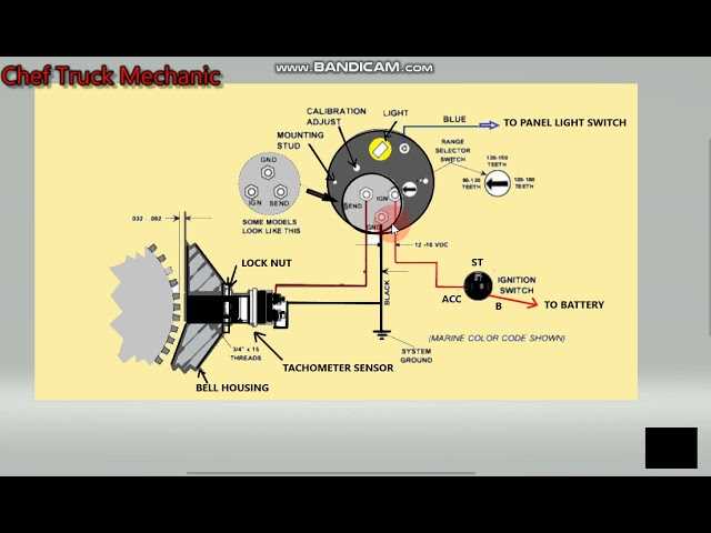 tachometer wiring diagram