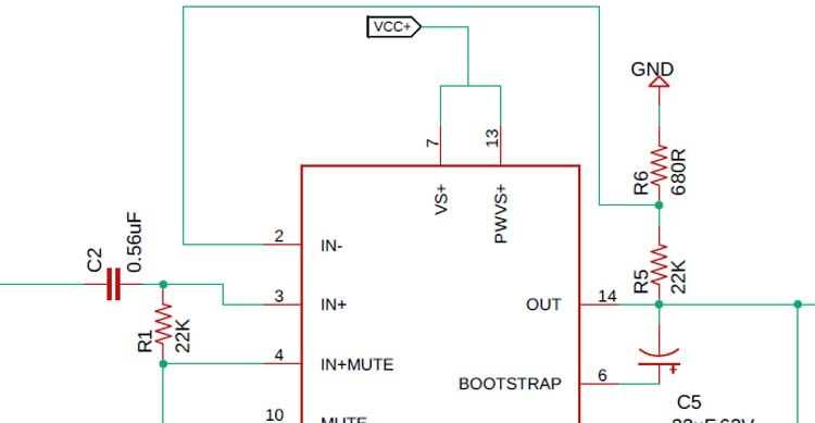 tda7294 amplifier circuit diagram