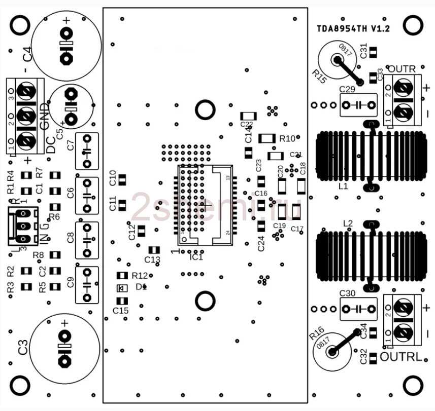 tda8954 amplifier circuit diagram