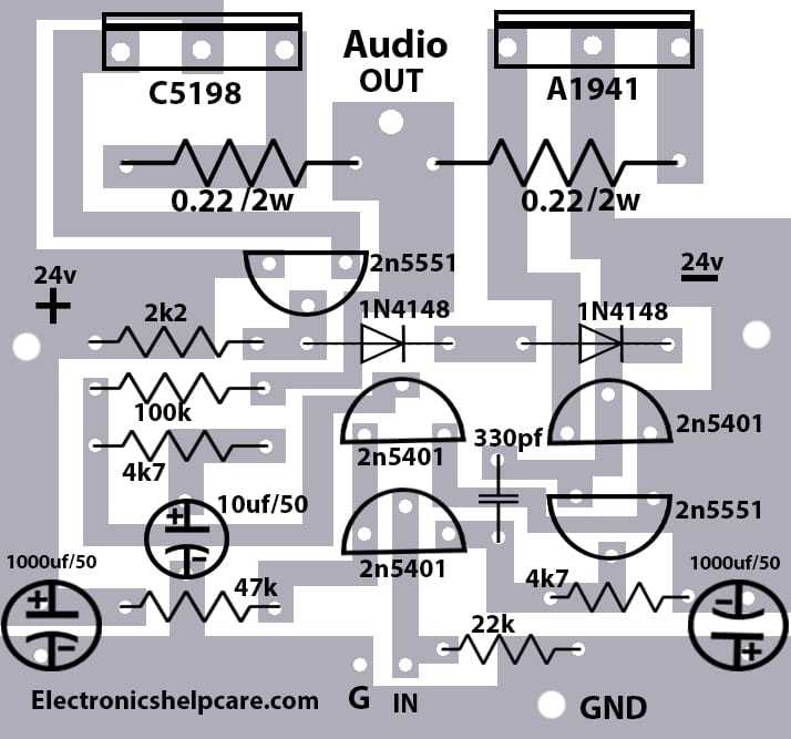 tda8954 amplifier circuit diagram