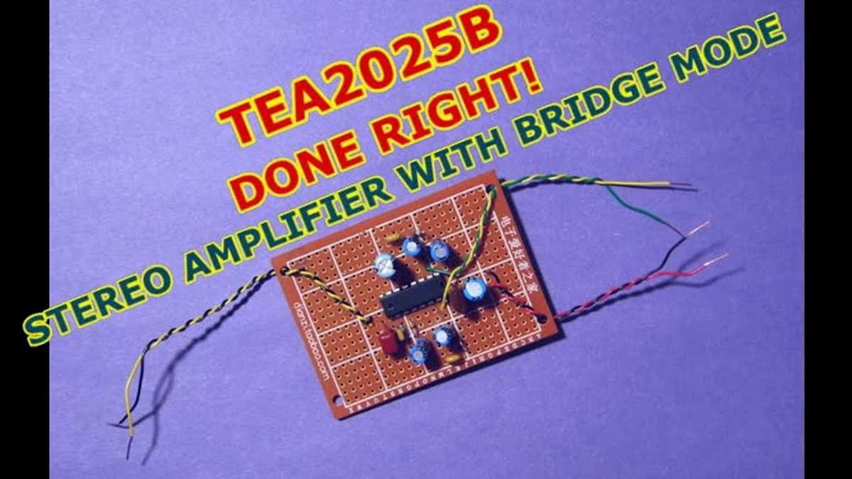tea2025b ic circuit diagram