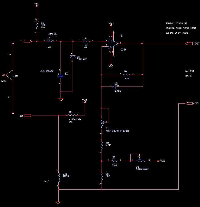 thermocouple amplifier circuit diagram