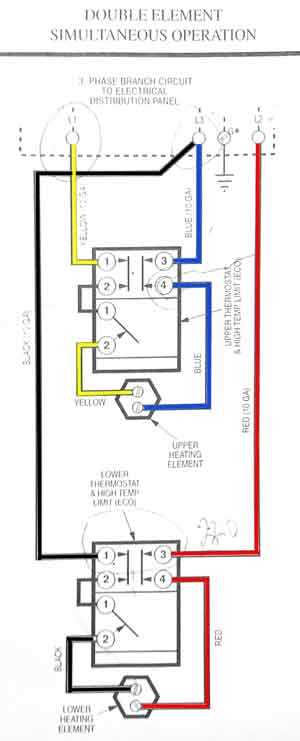 three phase heating element wiring diagram