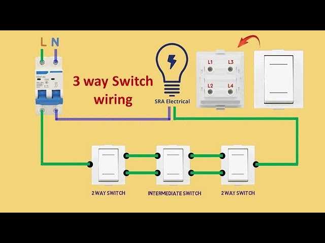 three way switch schematic diagram