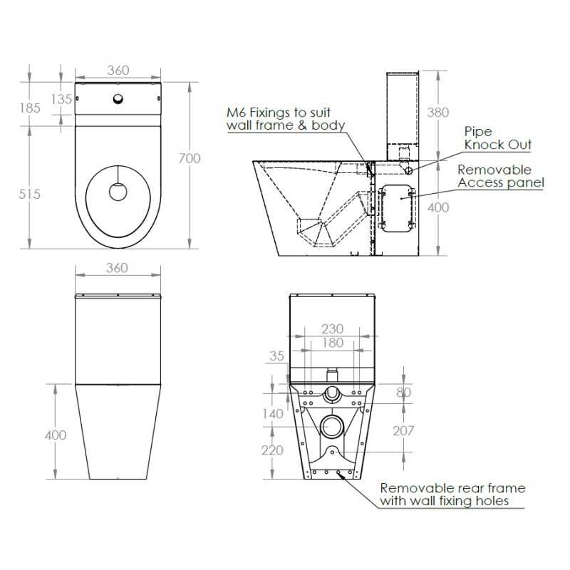 toilet seat diagram schematic