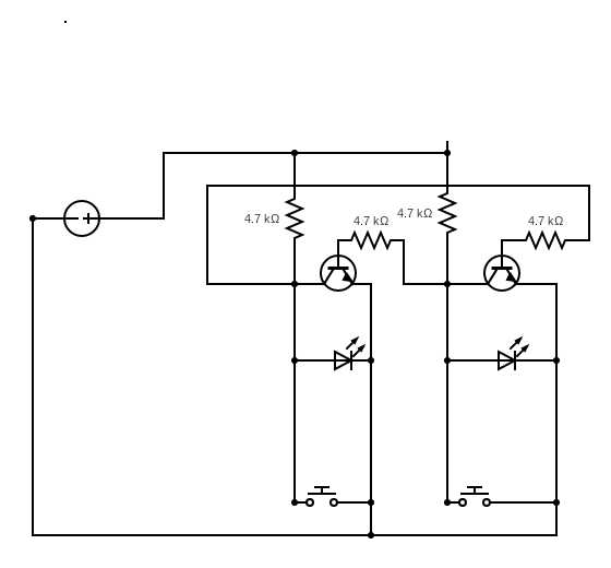 transistor latch circuit diagram